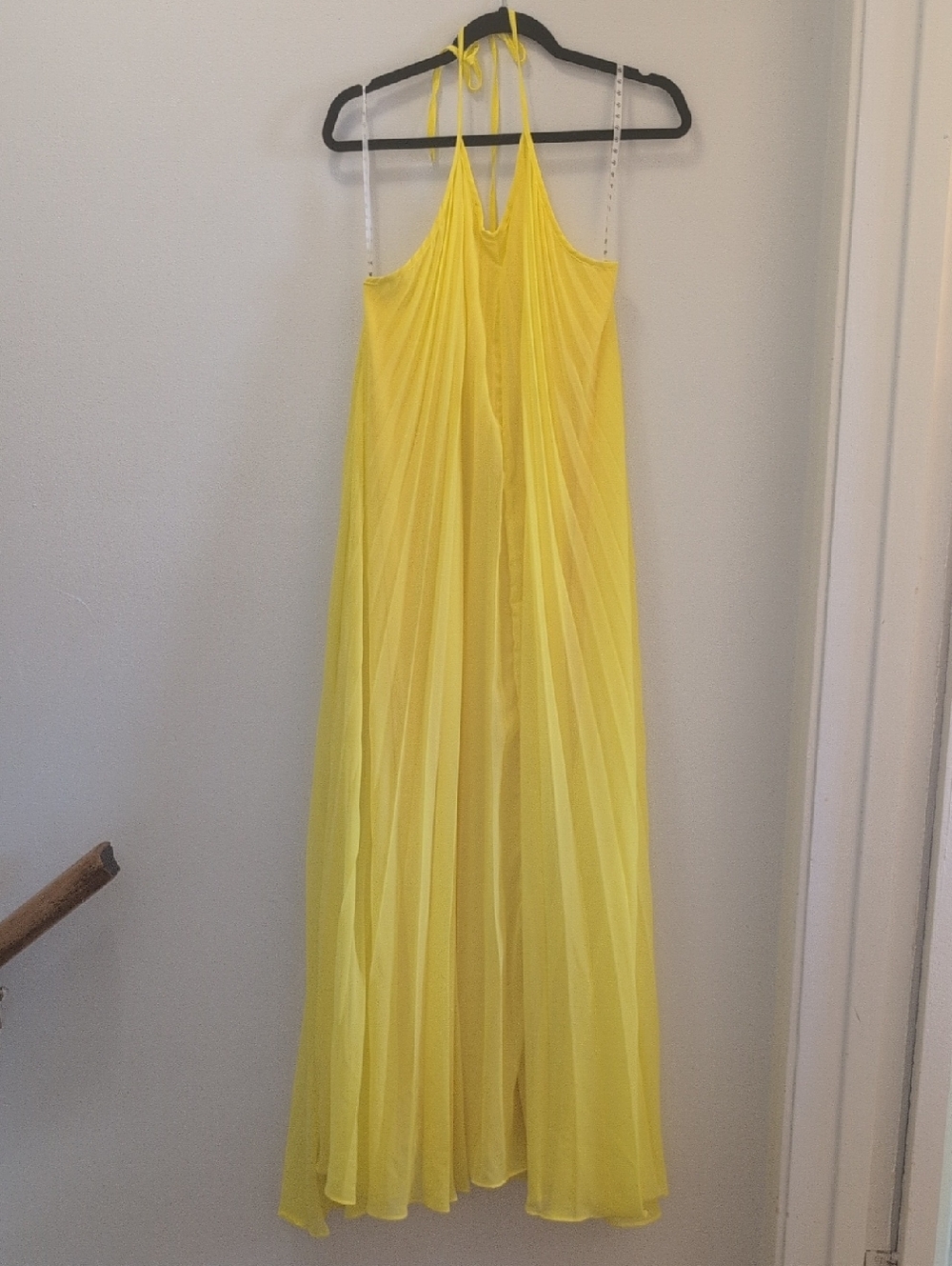 Yellow Halter Maxi Dress